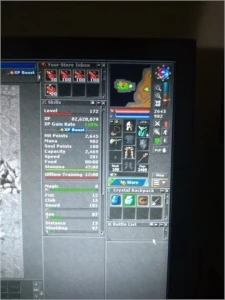 Conta com 1 EK 216, 1 EK 172 e um RP 47 - Tibia