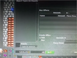 Conta com 1 EK 216, 1 EK 172 e um RP 47 - Tibia
