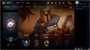 Conta Platina 4 com skin prestigio Aatrox - League of Legends LOL