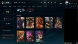 Conta Platina 4 com skin prestigio Aatrox - League of Legends LOL