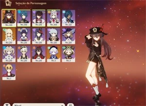 Hu tao+petição do dragao, xingqiu+espada do sacrificio Ar19 - Genshin Impact
