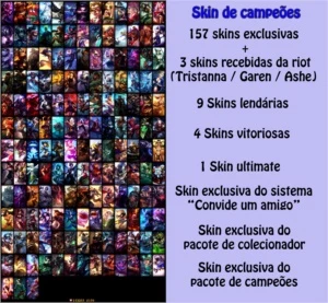 Conta LoL season 3 - League of Legends
