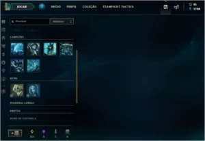 Conta Lvl 89/GOLD 3 (mmr alto)- Vários champs e skins - League of Legends LOL