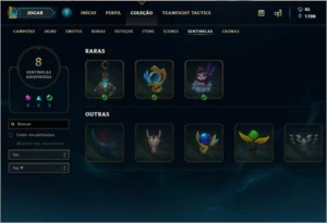Conta Lvl 89/GOLD 3 (mmr alto)- Vários champs e skins - League of Legends LOL