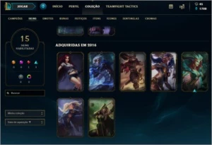 Conta Lvl 89/GOLD 3 (mmr alto)- Vários champs e skins - League of Legends LOL