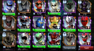 :Conta Power Rangers Legacy Wars: - Outros