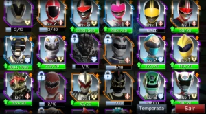 :Conta Power Rangers Legacy Wars: - Outros