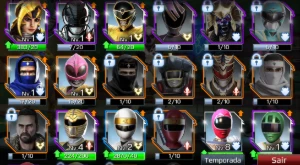 :Conta Power Rangers Legacy Wars: - Outros