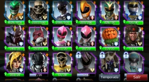 :Conta Power Rangers Legacy Wars: - Outros