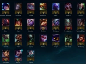CONTA DE LOL UNRANKED - 52 CAMPEÕES - 25 SKINS - League of Legends
