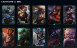 CONTA DE LOL UNRANKED - 52 CAMPEÕES - 25 SKINS - League of Legends