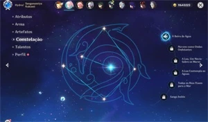 GENSHIN IMPACT CONTA COM GANYU C4 + KEQING C4 + MONA C2 E +!
