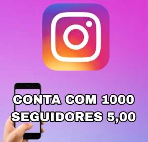 Contas De Instagram Com 1000 Seguidores - Redes Sociais