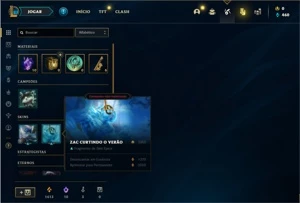 Conta platina 4 com 26 Champs e 3 Skins - League of Legends LOL