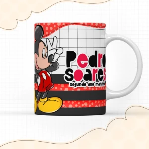 Kit Personalizado Mickey: Etiquetas, Caneca e Toalhinha - Outros