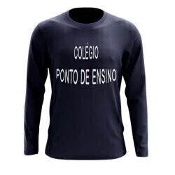 Camiseta manga longa Ponto de Ensino