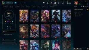 Conta de League of Legends, Wild Rift e Valorant LOL