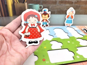 Jogo de Encaixe Chapeuzinho Vermelho Personalizado - Artesanato e Personalizados