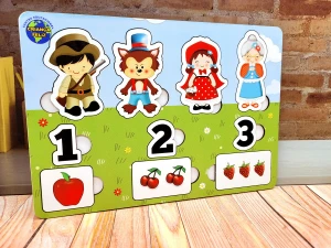 Jogo de Encaixe Chapeuzinho Vermelho Personalizado - Artesanato e Personalizados
