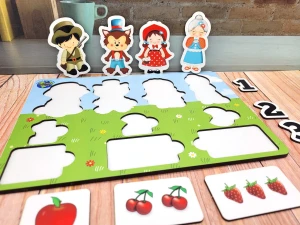 Jogo de Encaixe Chapeuzinho Vermelho Personalizado - Artesanato e Personalizados
