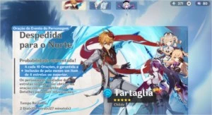 Conta ar 55 com  venti,qiqi,ganyu,klee,diluc,mona e jean - Genshin Impact