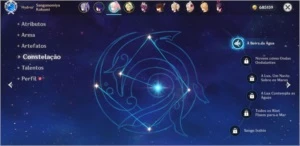 Shogun + KokomiC1 + Kequing AR*14 + 10 Personagens T4* - Genshin Impact
