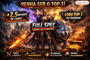 FULL SPEC todas classes (+2,5bi fama) Lobo top 1 - Albion Online
