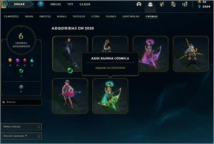 Conta Lol 134 skins ativa desde a Season 6 - League of Legends