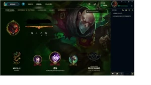 Conta season passada Gold - League of Legends LOL