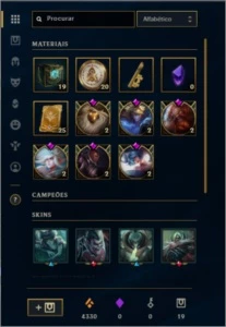 Conta LOL -137 Campeões - 98 Skins -Diamond Season 7 - League of Legends