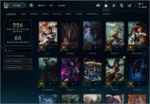 acc lvl163 diamond 4 - 89 skins 220,00R$ - League of Legends LOL