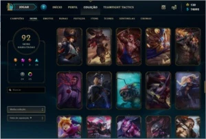 CONTA LOL LV 224 -Todos os campeões, 74k de essência - League of Legends