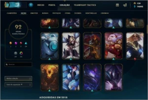 CONTA LOL LV 224 -Todos os campeões, 74k de essência - League of Legends