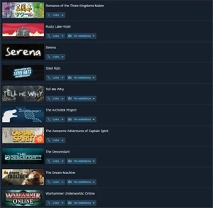 STEAM COM 25 JOGOS, INCLUIDO LITTLE NIGHTMARES