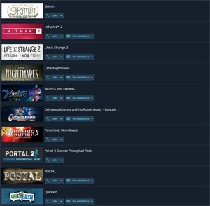 STEAM COM 25 JOGOS, INCLUIDO LITTLE NIGHTMARES