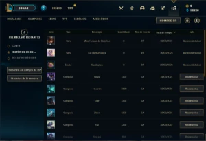 Conta MESTRE com 22 Champs e 2 Skins ( 81% de Win Rate ) - League of Legends LOL