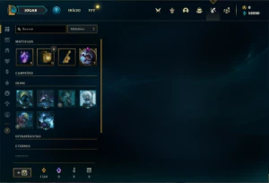 Conta MESTRE com 22 Champs e 2 Skins ( 81% de Win Rate ) - League of Legends LOL