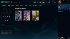 Conta mestre 55%winrate - League of Legends LOL