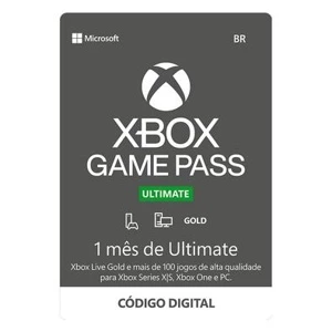 Gift Card - Xbox Game Pass Ultimate 1 mês - Gift Cards