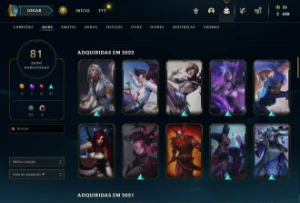 Conta Lol + Valorant com muitas skins por um ótimo preço