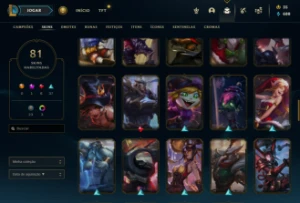 Conta Lol + Valorant com muitas skins por um ótimo preço