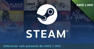 Steam Argentina Giftcard Ars 1000