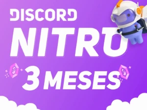 Discord Nitro 3 Meses + 6 Impulsos Promoçao!!