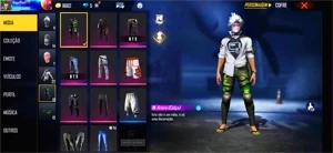 Conta Iniciante com skins - Free Fire