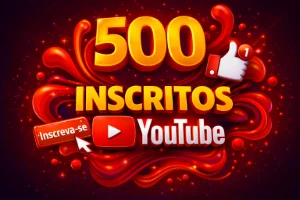 500 Inscritos Youtube R$89,00 ★[Menor Preço De Todos!]★ - Redes Sociais