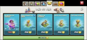Conta Cv12//Semi Full//5 Construtores - Clash of Clans