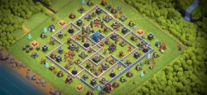 Conta Cv12//Semi Full//5 Construtores - Clash of Clans