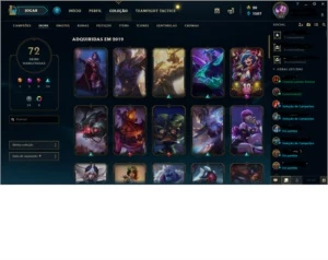 vendo conta lol ouro 2,72skins e mais...
