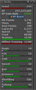 EK 245 wintera + makers - Tibia
