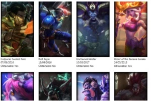 conta plat5 61 campeões e 18 skins - League of Legends LOL
